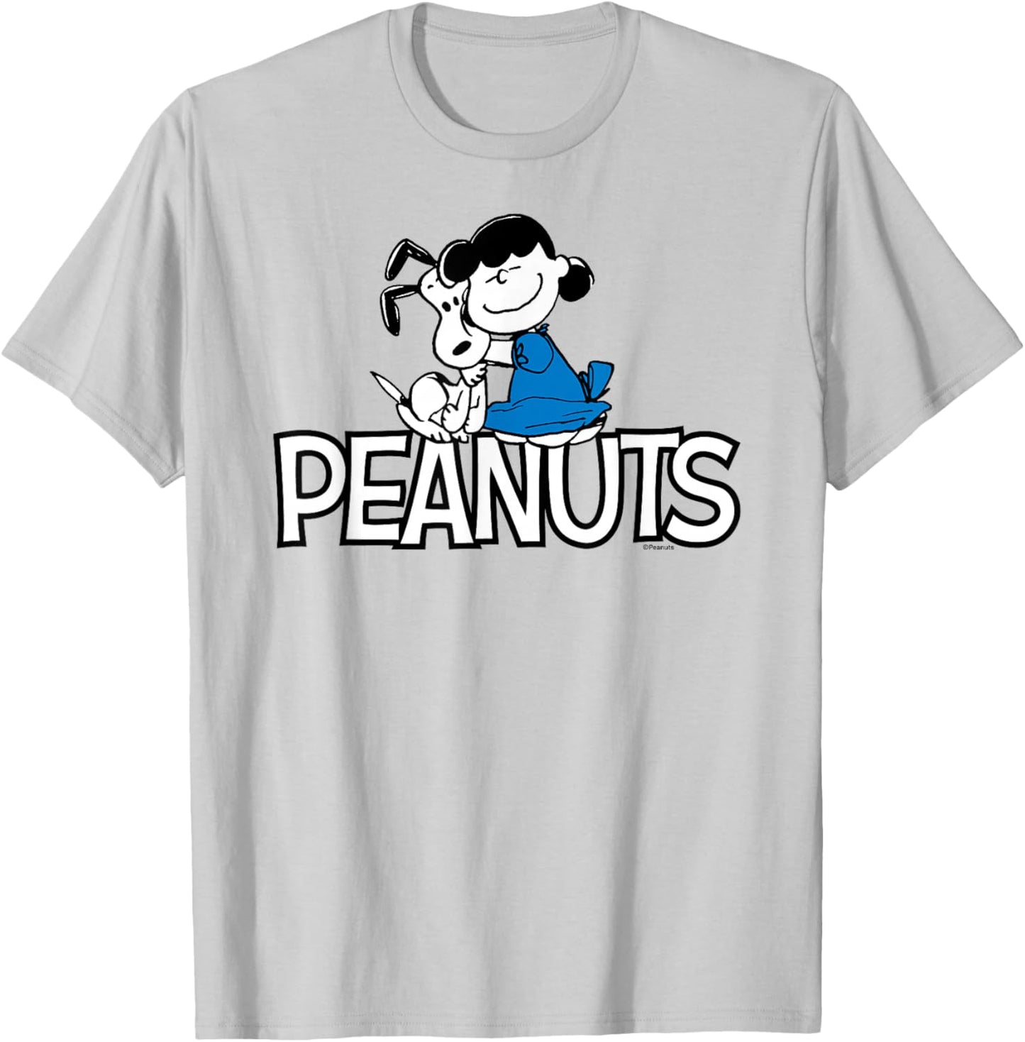 Peanuts - Snoopy & Lucy T-Shirt - T-Shirt | Ash
