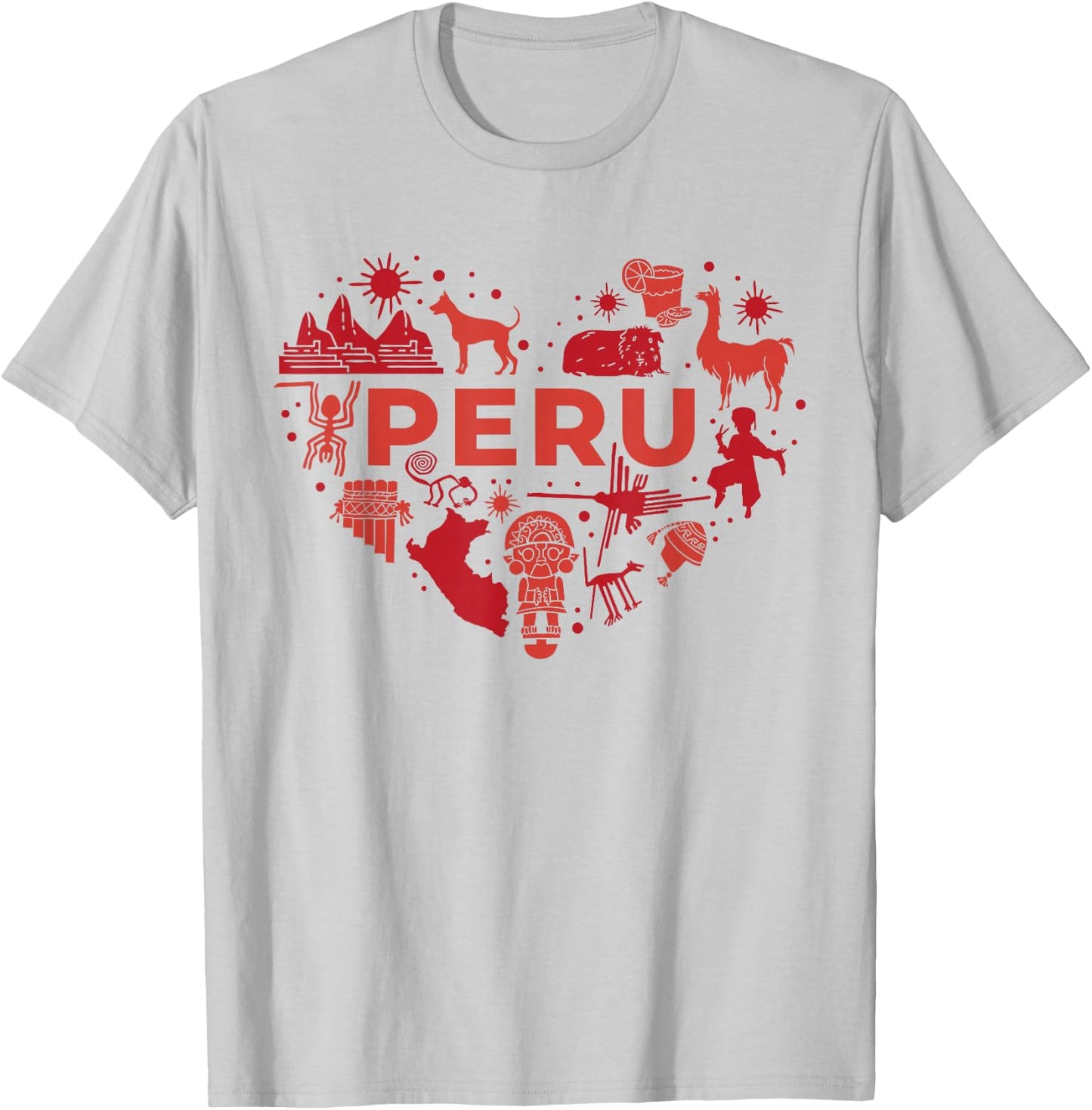 Peru T-Shirt - T-Shirt | Ash