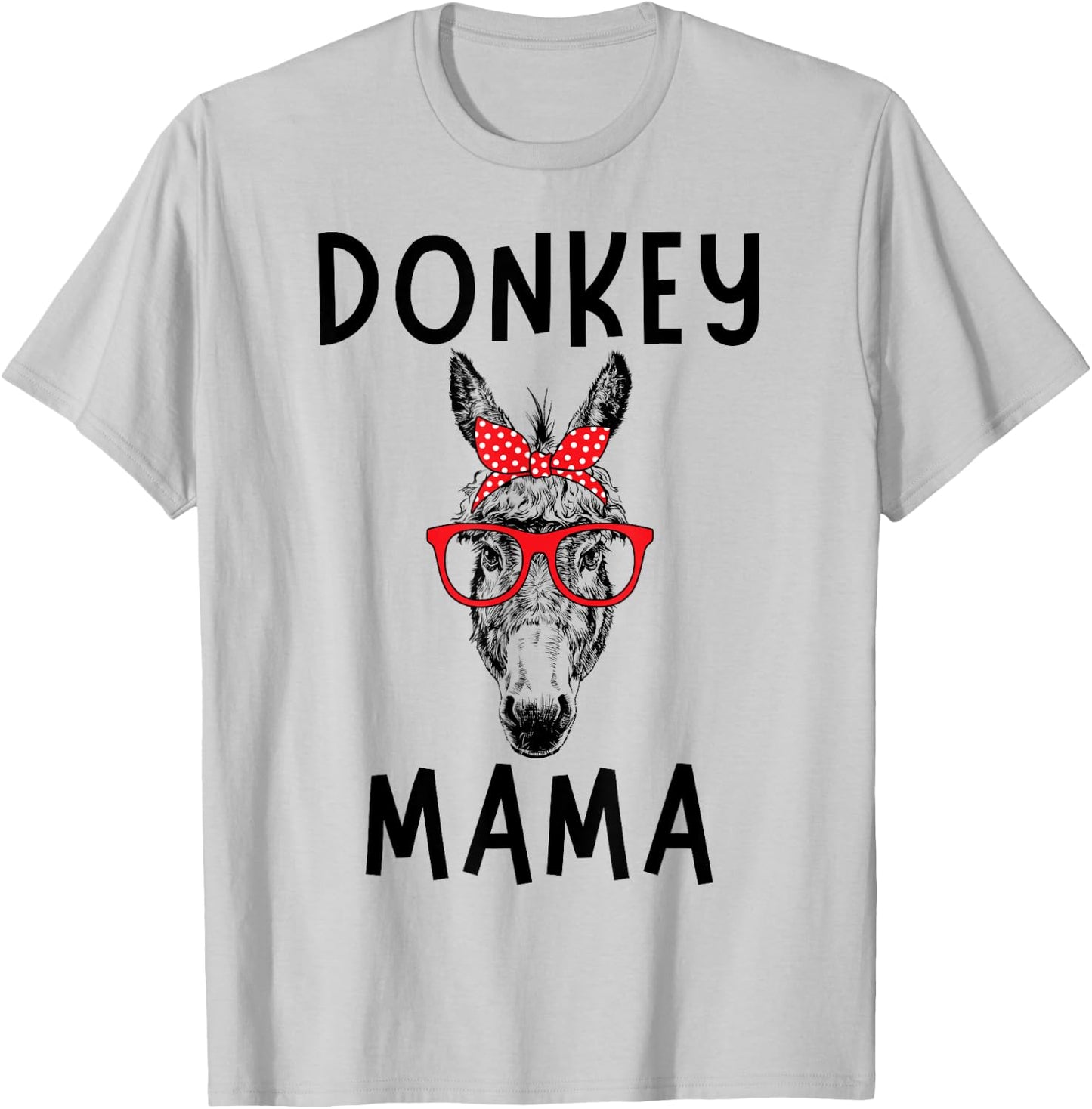 Donkey Mama Donkey Mom Farm Animal Mother's Day T-Shirt - T-Shirt | Ash