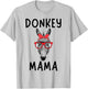 Donkey Mama Donkey Mom Farm Animal Mother's Day T-Shirt - T-Shirt | Ash