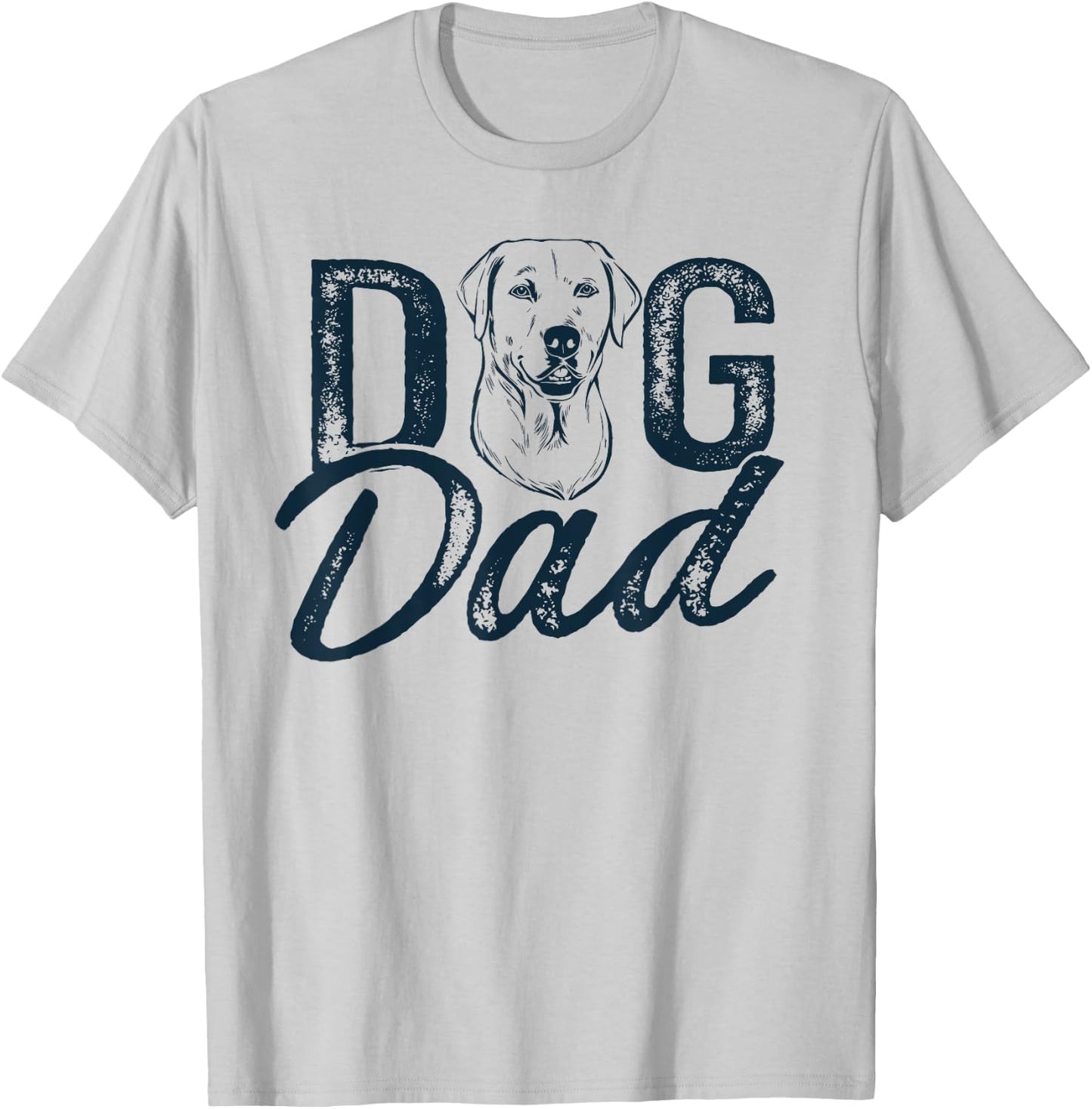 Labrador Dog Dad Lab Retriever T-Shirt - T-Shirt | Ash