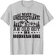 Funny Never Underestimate An Old Guy With Mountain Bike Men T-Shirt - T-Shirt | Ash