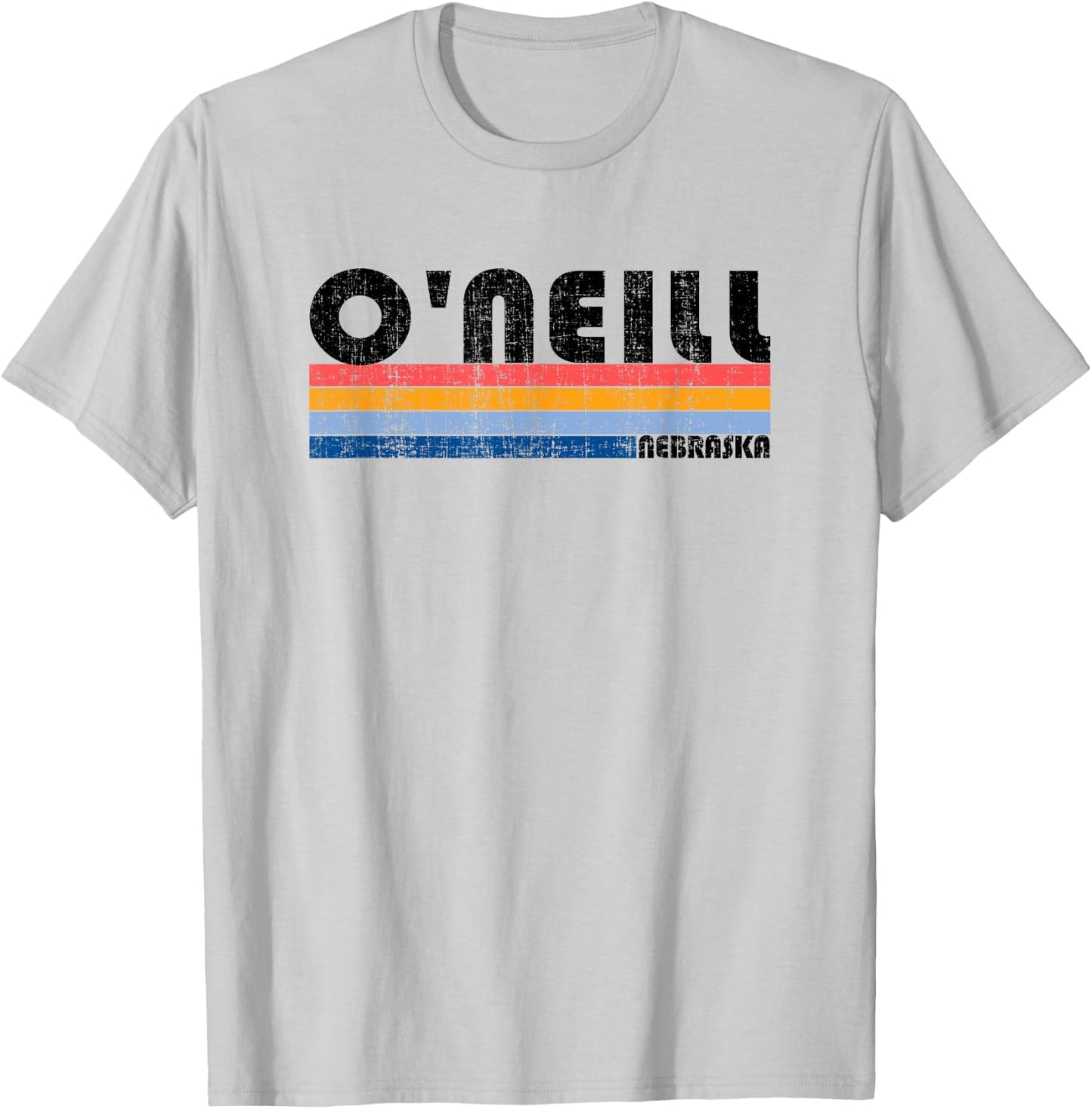Vintage 70s 80s Style O'Neill, NE T-Shirt - T-Shirt | Ash