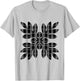 Black Palaka Ulu T-Shirt - T-Shirt | Ash