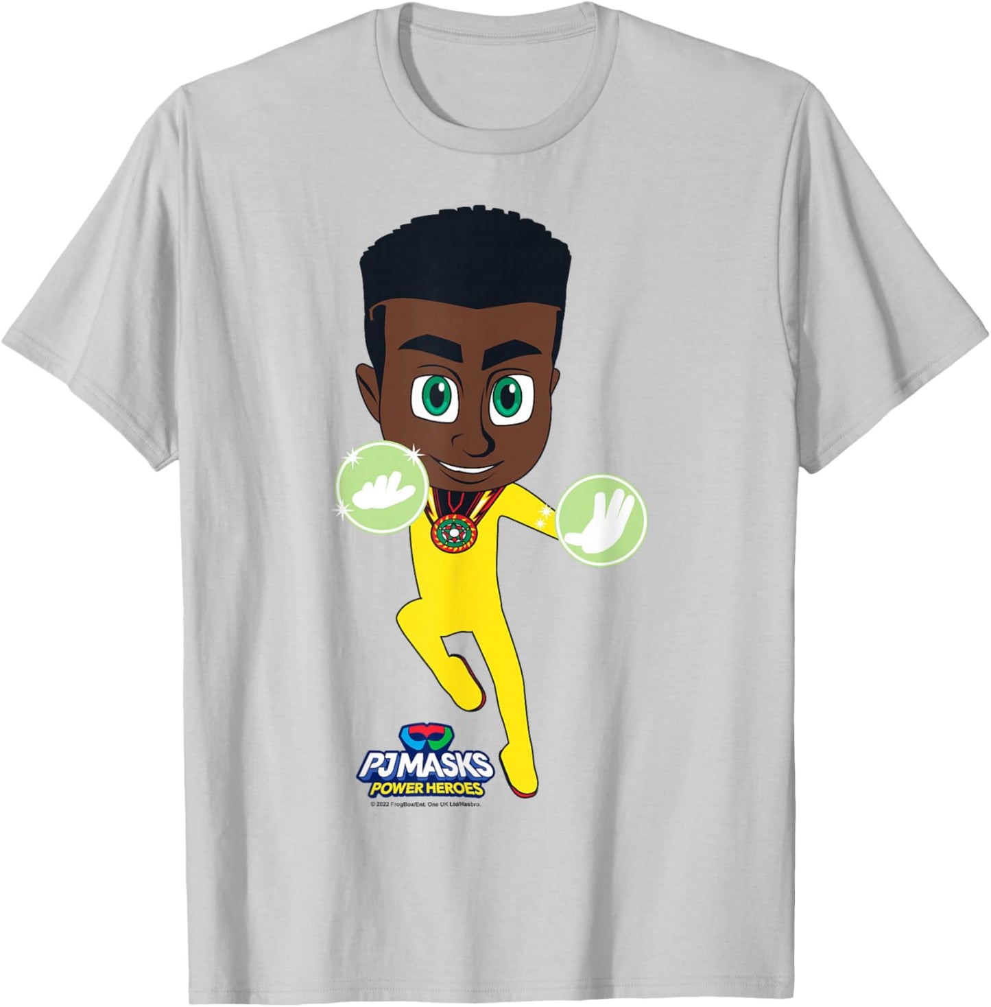 PJ Masks Newton Star Night Time Hero Portrait T-Shirt - T-Shirt | Ash