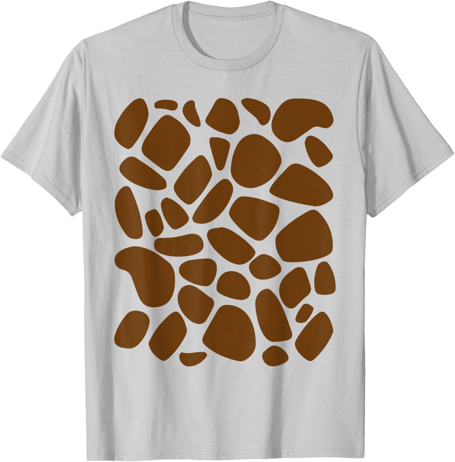 Giraffe Print DIY Pattern Trick or Treat Jungle Animals T-Shirt - T-Shirt | Ash