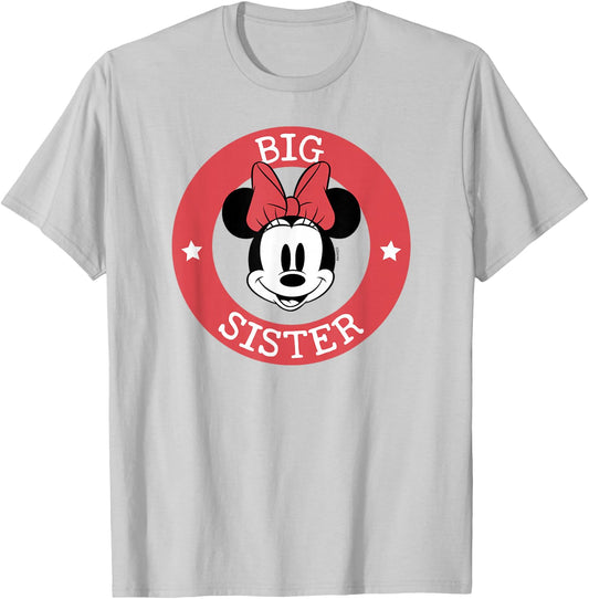 Disney - Minnie Big Sister T-Shirt - T-Shirt | Ash