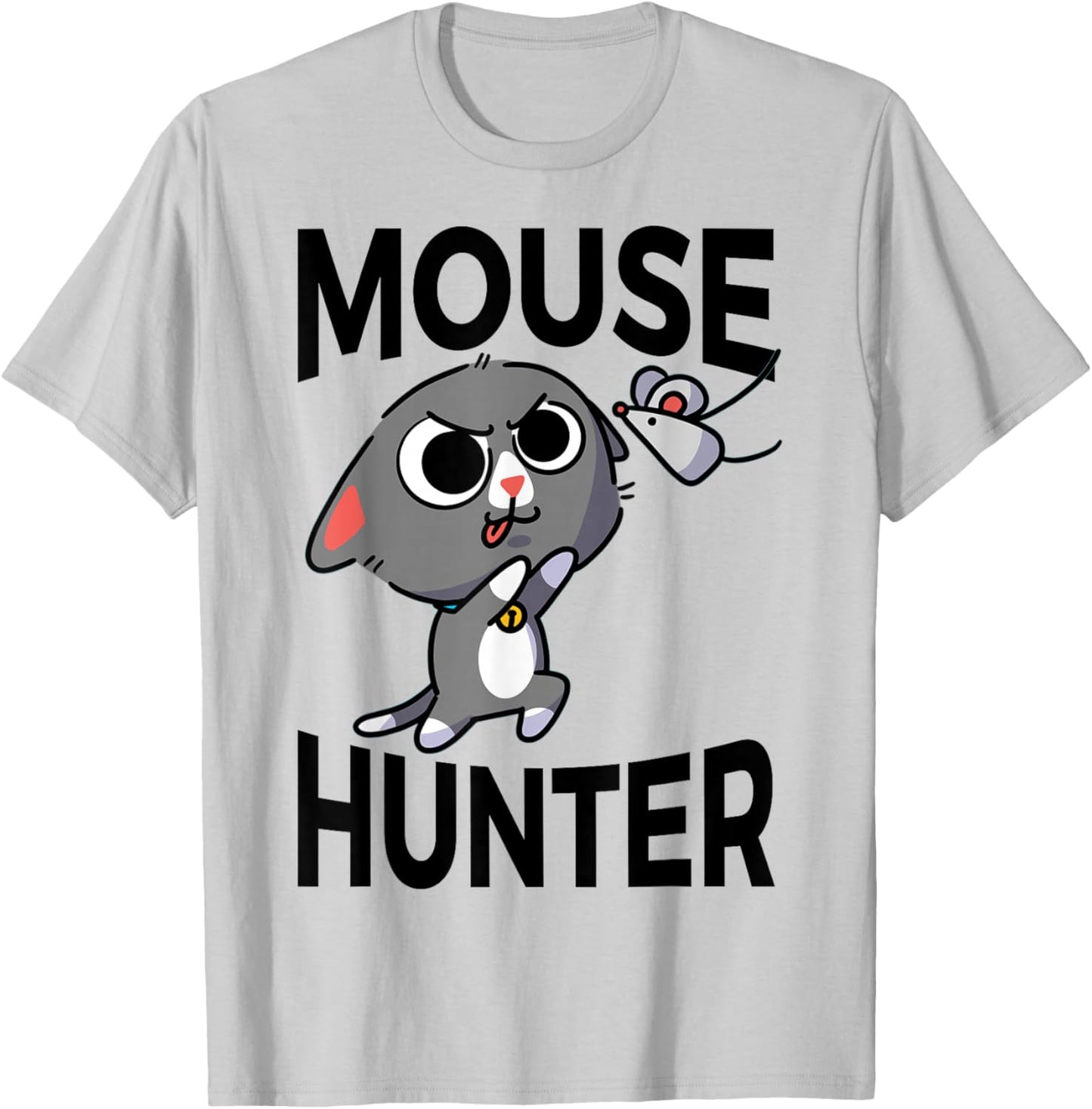 Mouse Hunter T-Shirt - T-Shirt | Ash