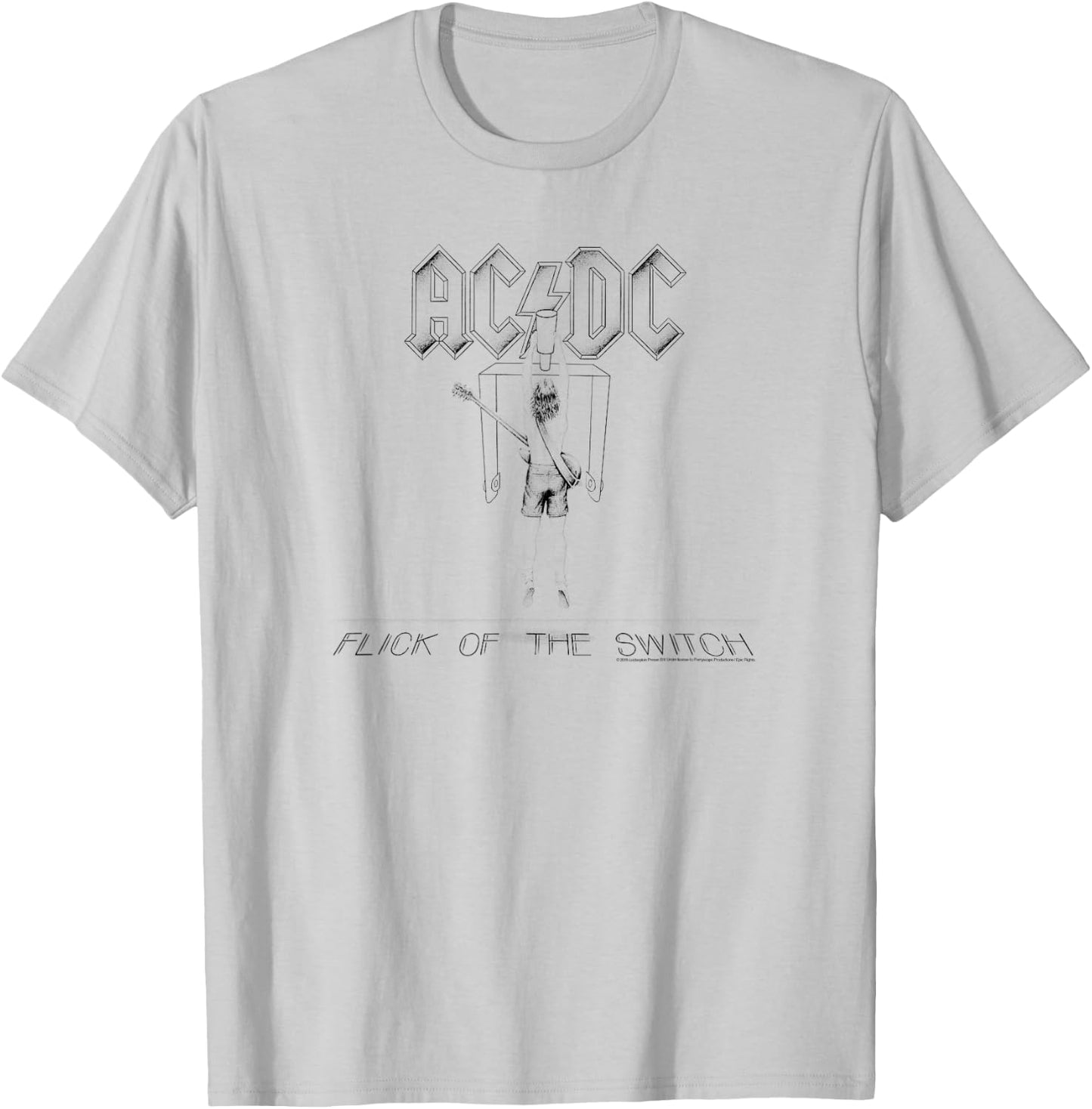 AC/DC - Flick of the Switch T-Shirt - T-Shirt | Ash