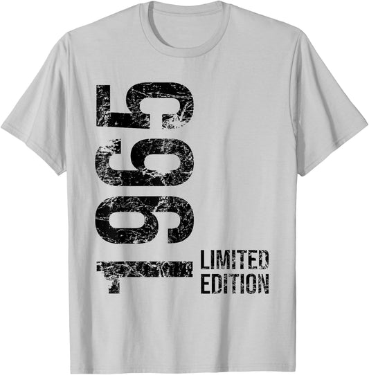 60th Birthday 60 Years Old Man Woman Vintage 1965 T-Shirt - T-Shirt | Ash
