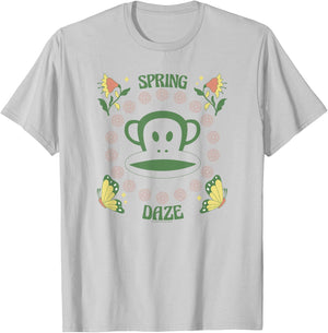 Paul Frank Spring Daze Distressed Butterfly Julius Portrait T-Shirt - T-Shirt | Ash