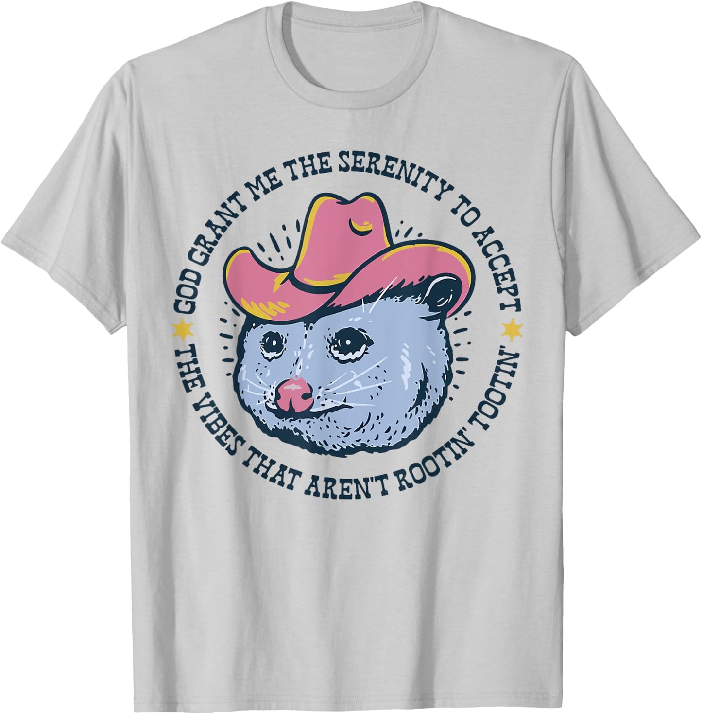 God Grant Me The Serenity To Accept The Vibes T-Shirt - T-Shirt | Ash