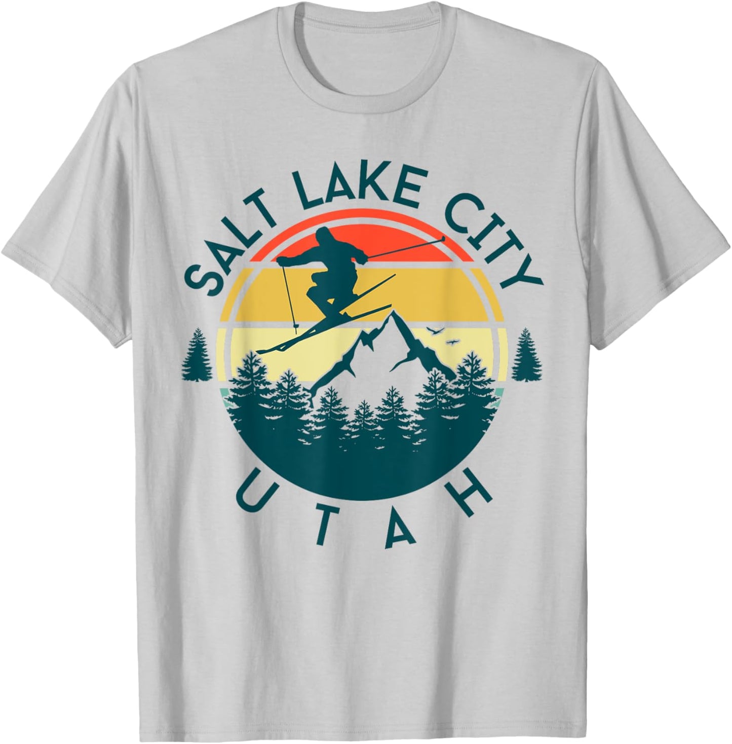 Salt Lake City T-Shirt - T-Shirt | Ash