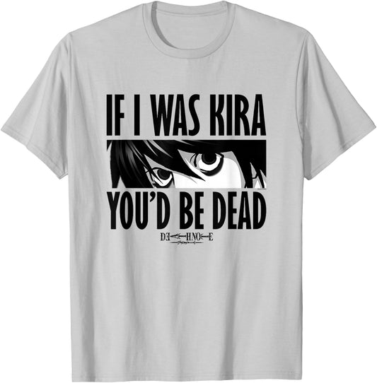 Death Note If I was Kira L Eyes Anime T-Shirt - T-Shirt | Ash