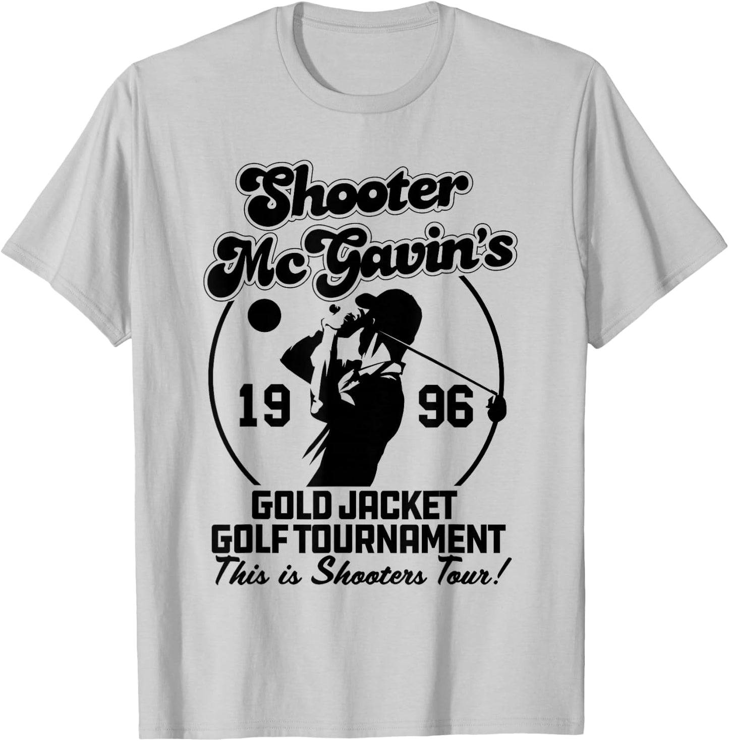 Shooter McGavin's Gold Jacket Golf Tournament T-Shirt - T-Shirt | Ash