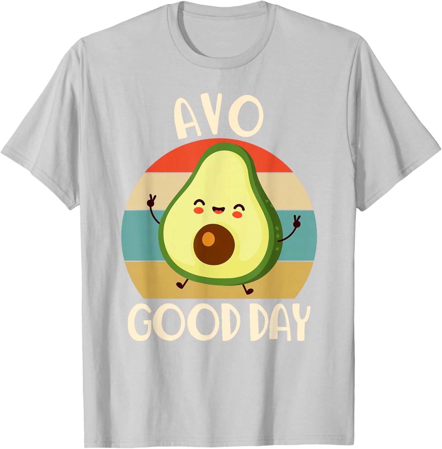 Avocado Shirt Kids Toddler Boys Cute Avo Good Day Funny T-Shirt - T-Shirt | Ash