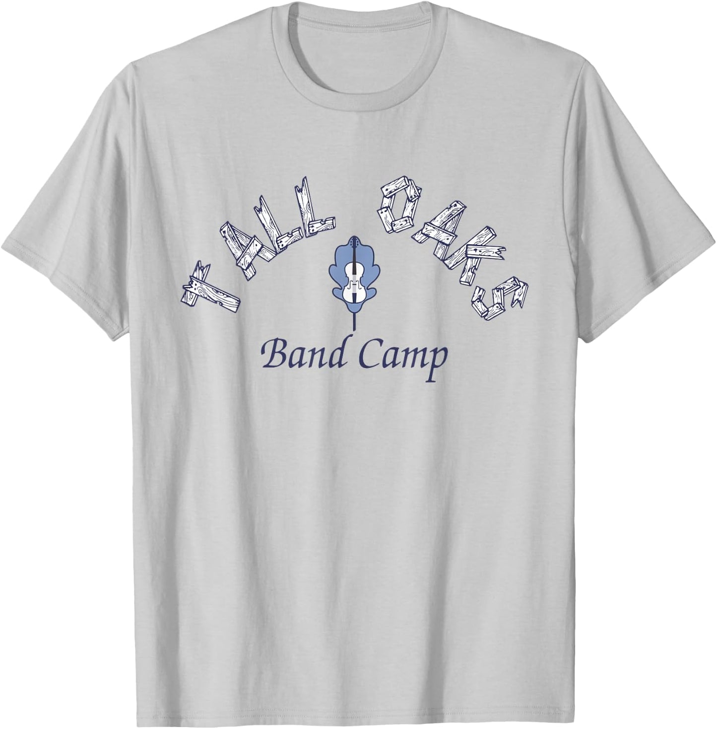 Tall Oaks Band Camp Grunge Vintage T-Shirt - T-Shirt | Ash