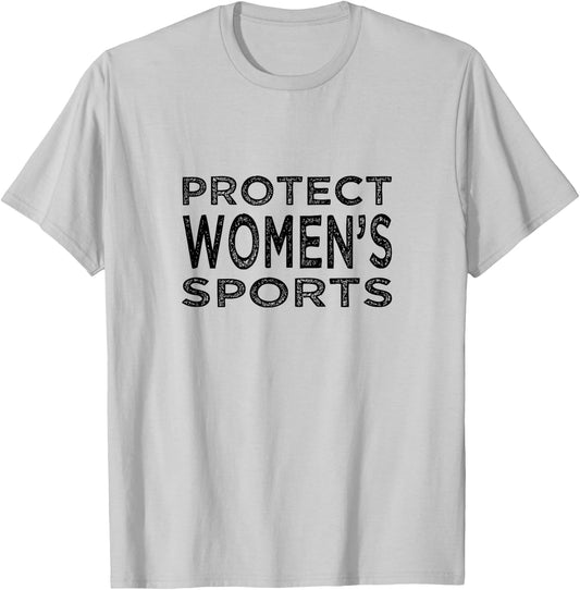 PROTECT WOMEN'S SPORTS Save Title IX High School College T-Shirt - T-Shirt | Ash