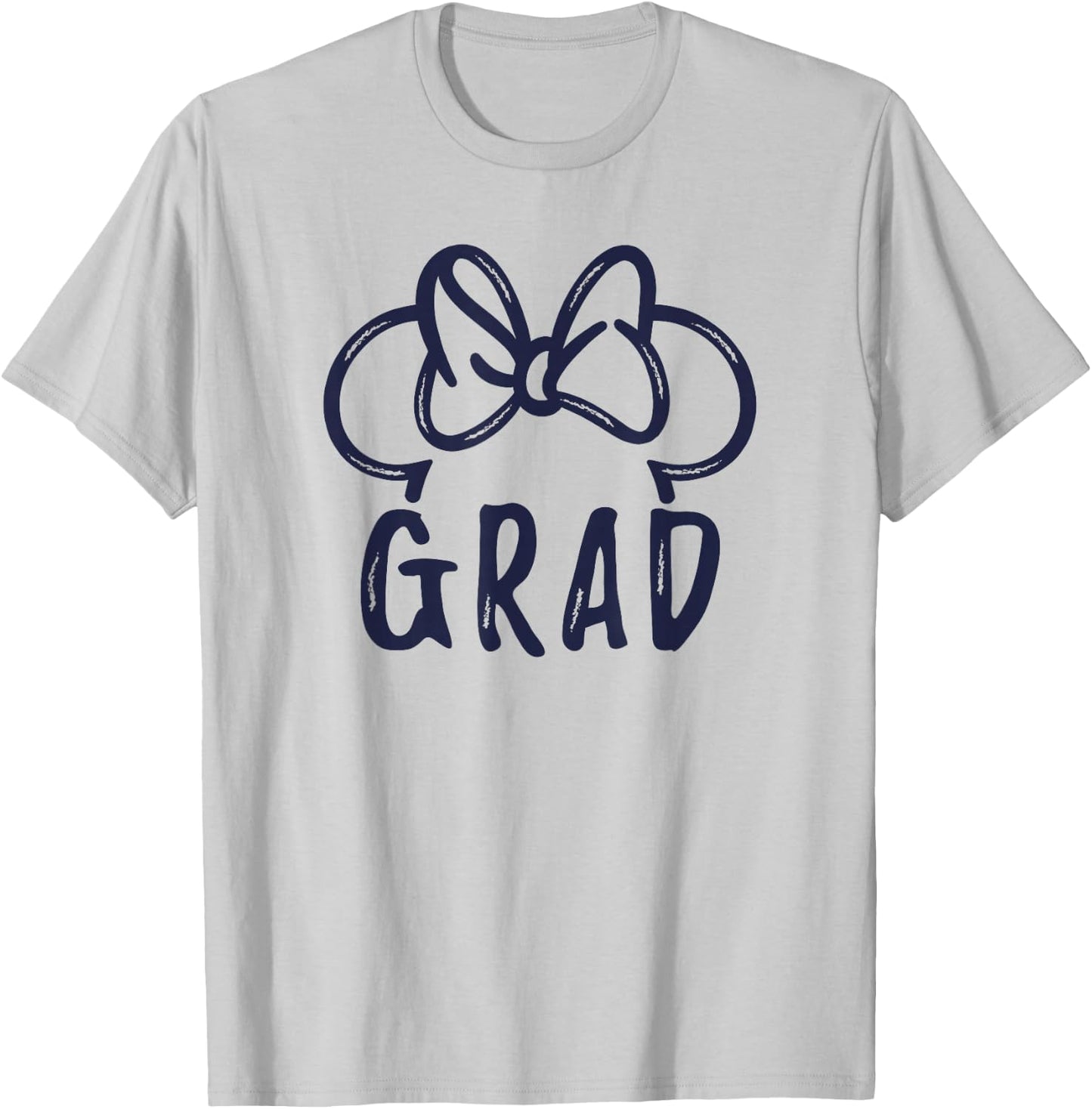 Disney Minnie Mouse Graduation Minnie Grad Ears T-Shirt - T-Shirt | Ash