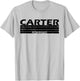 Carter Surname Limited Edition Retro Vintage Style Sunset T-Shirt - T-Shirt | Ash