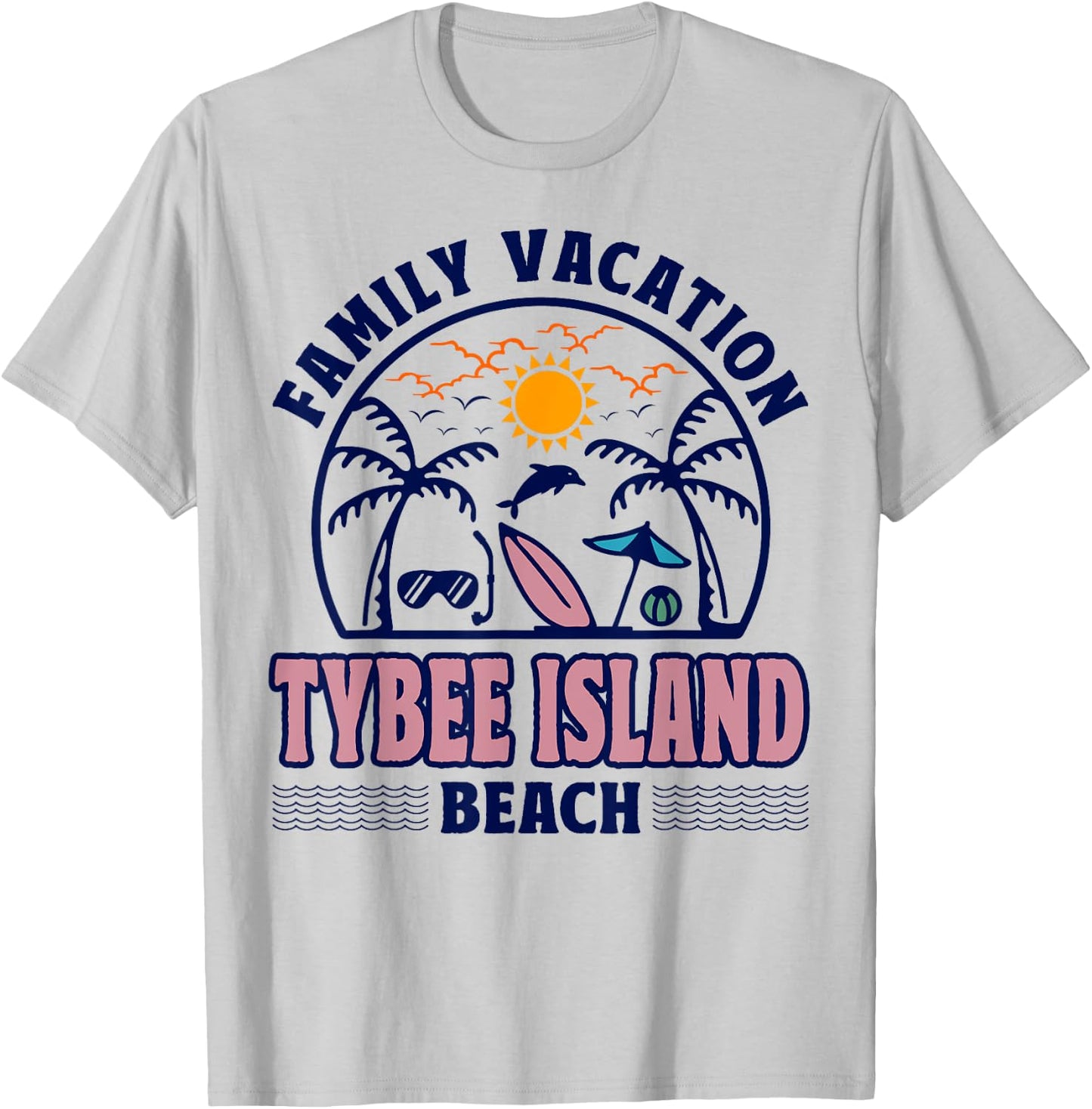 Georgia Family Vacation Tybee Island Beach Women Kids T-Shirt - T-Shirt | Ash