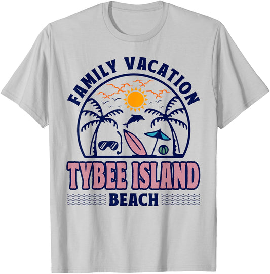 Georgia Family Vacation Tybee Island Beach Women Kids T-Shirt - T-Shirt | Ash