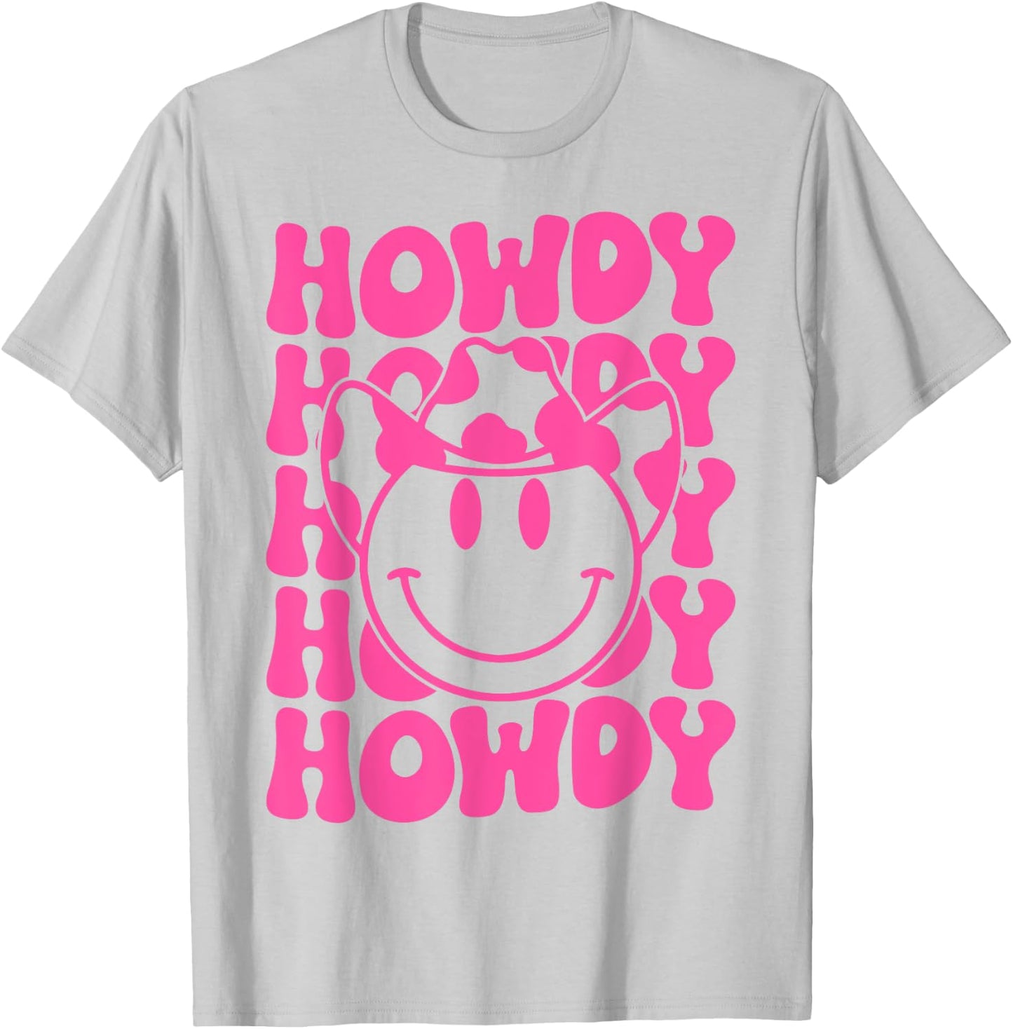 Groovy Howdy Rodeo Western Country Southern Cowgirl T-Shirt - T-Shirt | Ash
