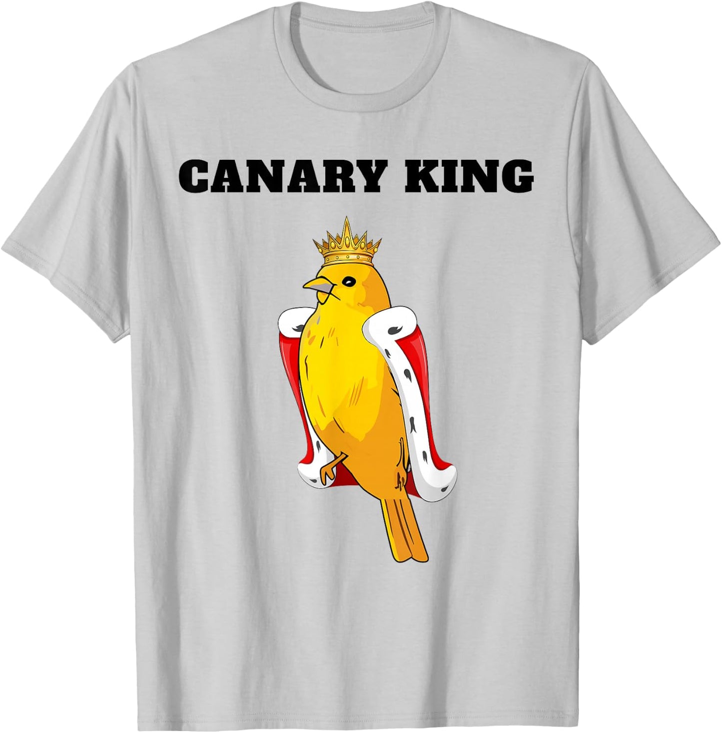 Canary King | Boys Canary Lover Design | Canary T-Shirt - T-Shirt | Ash