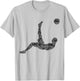 Soccer Player Men Boys Kids T-Shirt - T-Shirt | Ash