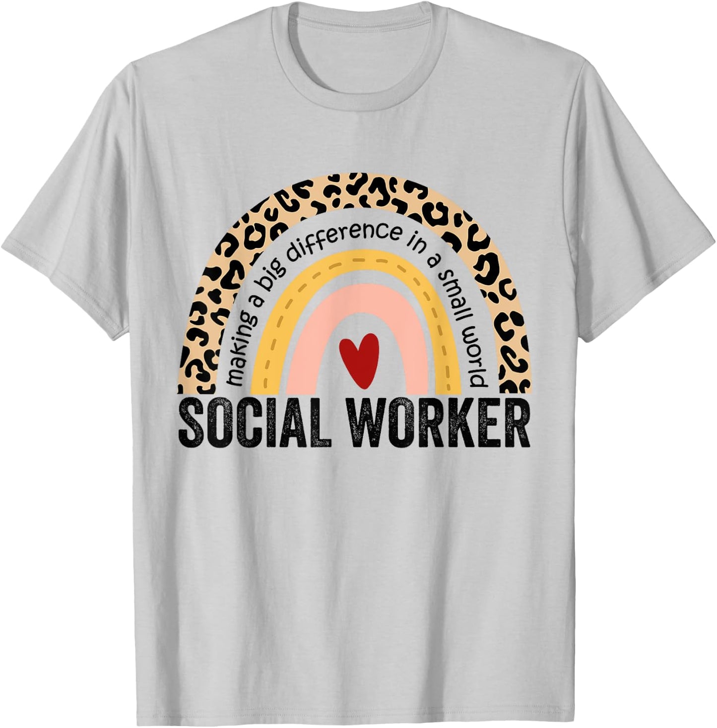 Social Worker T-Shirt - T-Shirt | Ash