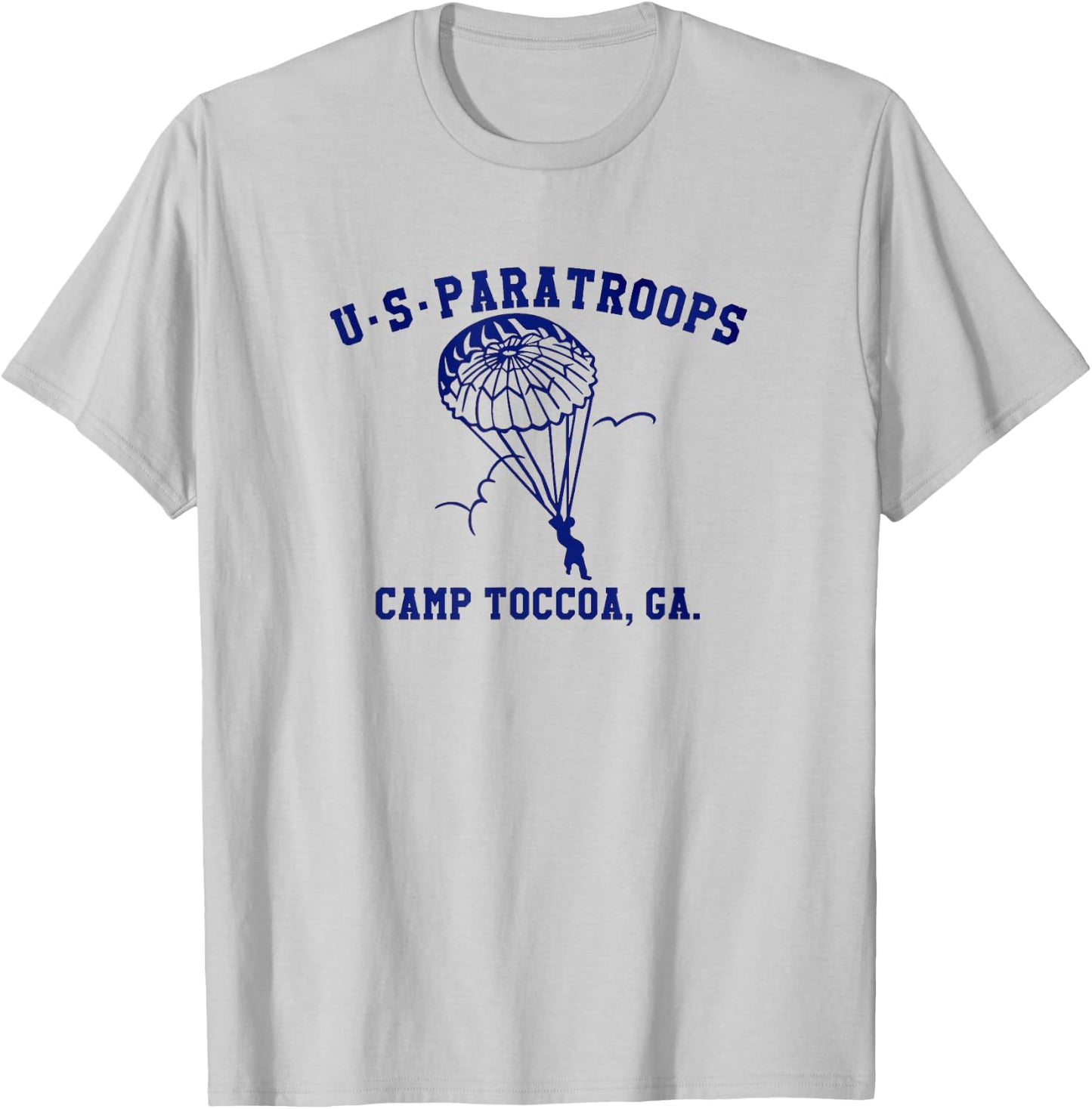 US Paratrooper Camp Toccoa WW2 T-Shirt - T-Shirt | Ash
