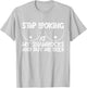 Stop Looking at My Shamrocks Buy Me Beer St Patrick's Day T-Shirt - T-Shirt | Ash