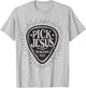 Guitar Pick Jesus Christian Music Guitarist Pastor Retro T-Shirt - T-Shirt | Ash