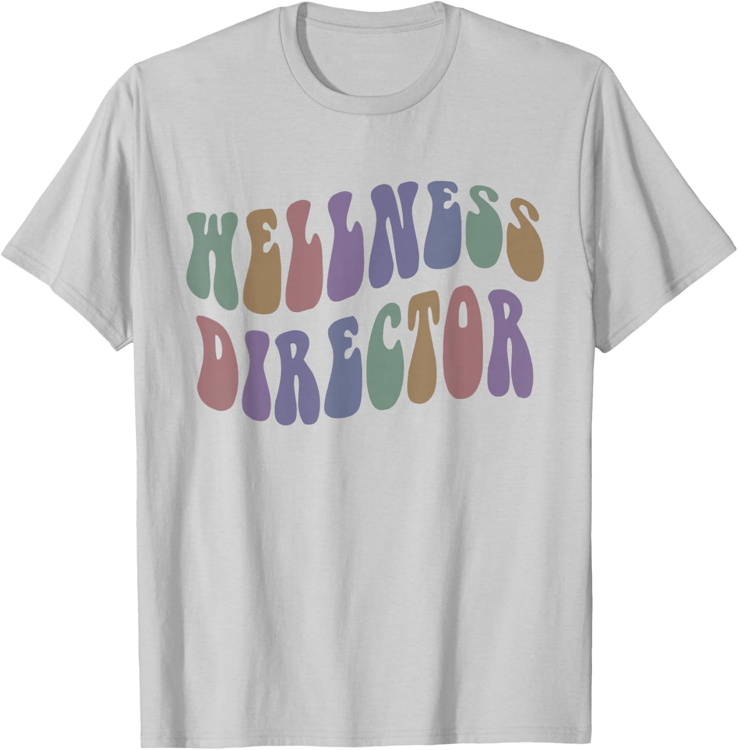 Groovy WELLNESS DIRECTOR Mental Health Trainer My Yoga Coach T-Shirt - T-Shirt | Ash