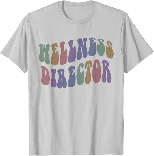 Groovy WELLNESS DIRECTOR Mental Health Trainer My Yoga Coach T-Shirt - T-Shirt | Ash
