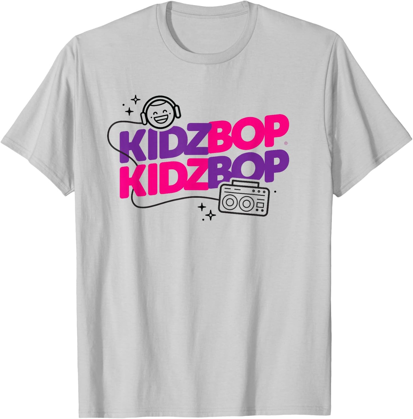 Kidz BOP - Ultimate Playlist Boombox T-Shirt - T-Shirt | Ash