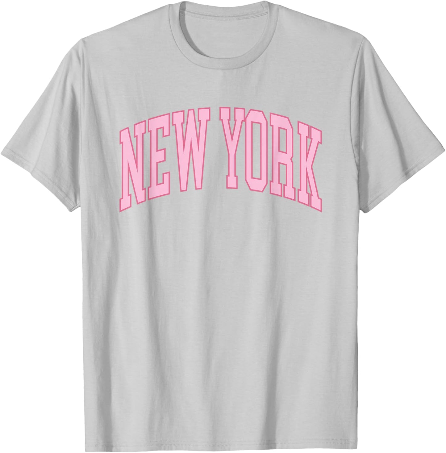 Retro New York Souvenir Pink Preppy Throwback Classic T-Shirt - T-Shirt | Ash