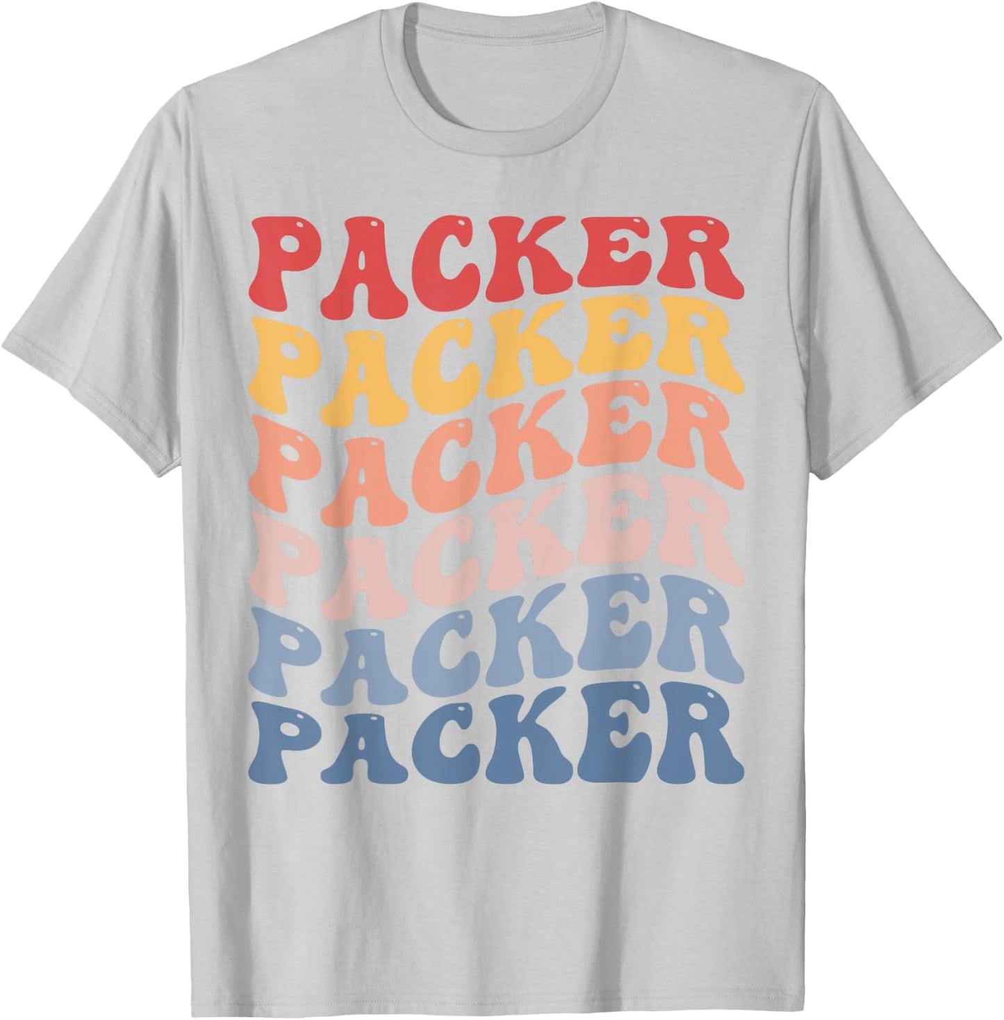 Packer Groovy Retro T-Shirt - T-Shirt | Ash