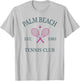 Beach Florida Athletics Tennis Club Racquet Prep T-Shirt - T-Shirt | Ash