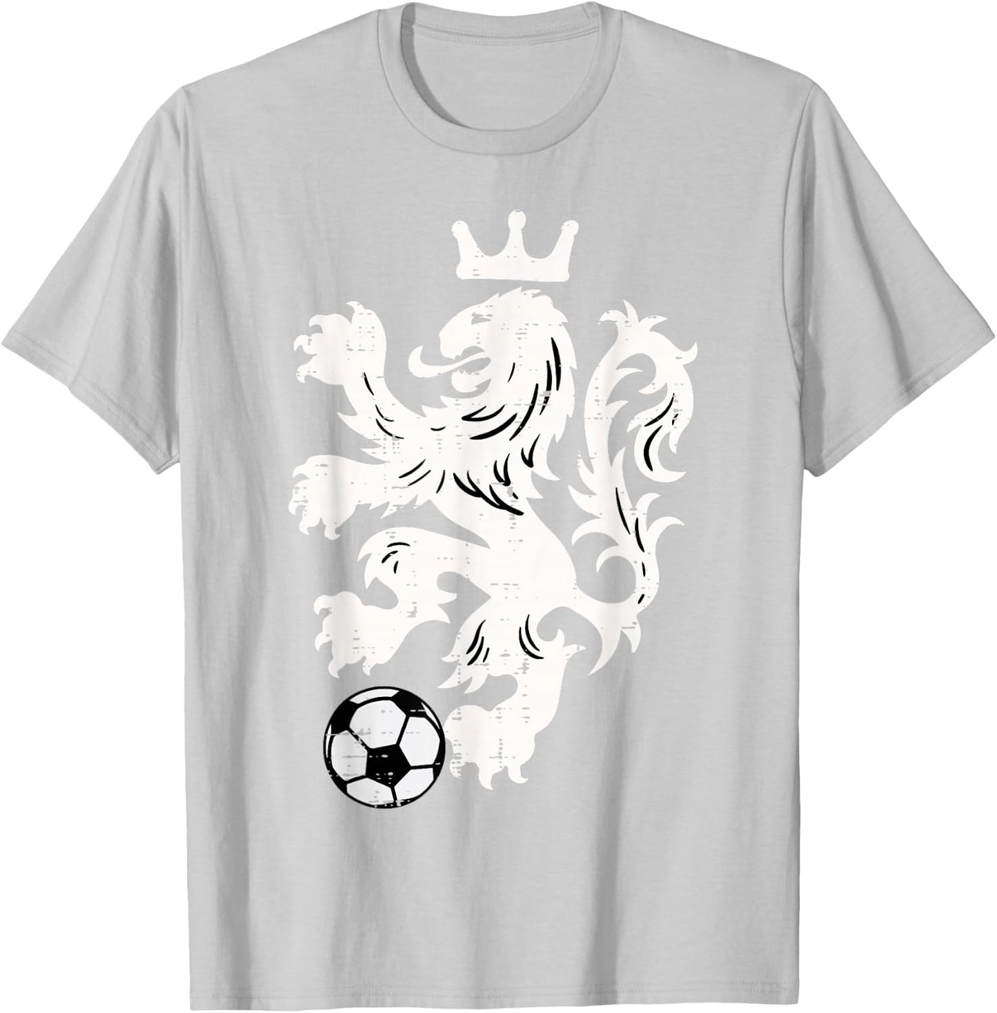 Netherlands Lion Dutch Orange Soccer Fan Men Women Kids T-Shirt - T-Shirt | Ash
