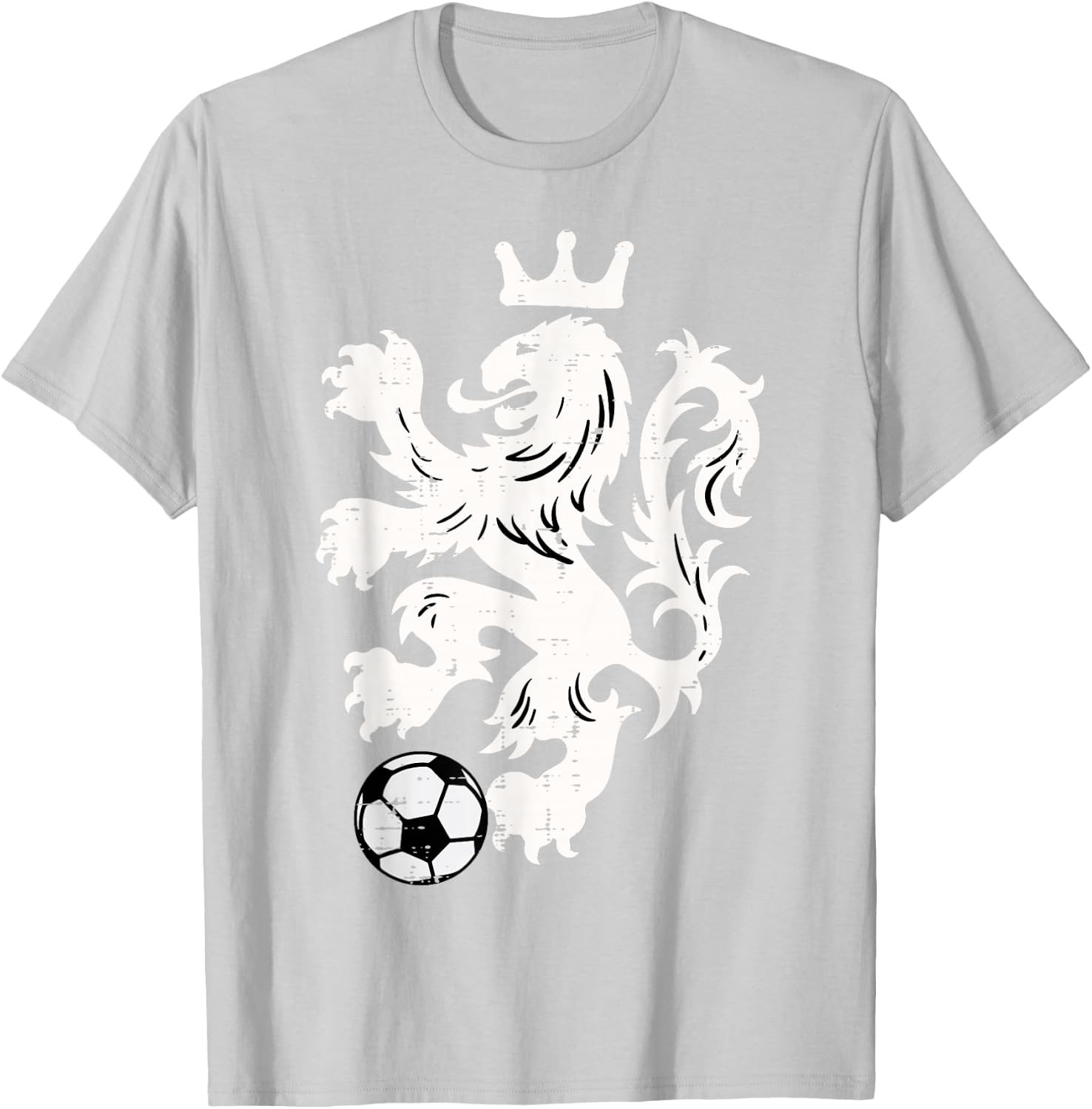 Netherlands Lion Dutch Orange Soccer Fan Men Women Kids T-Shirt - T-Shirt | Ash