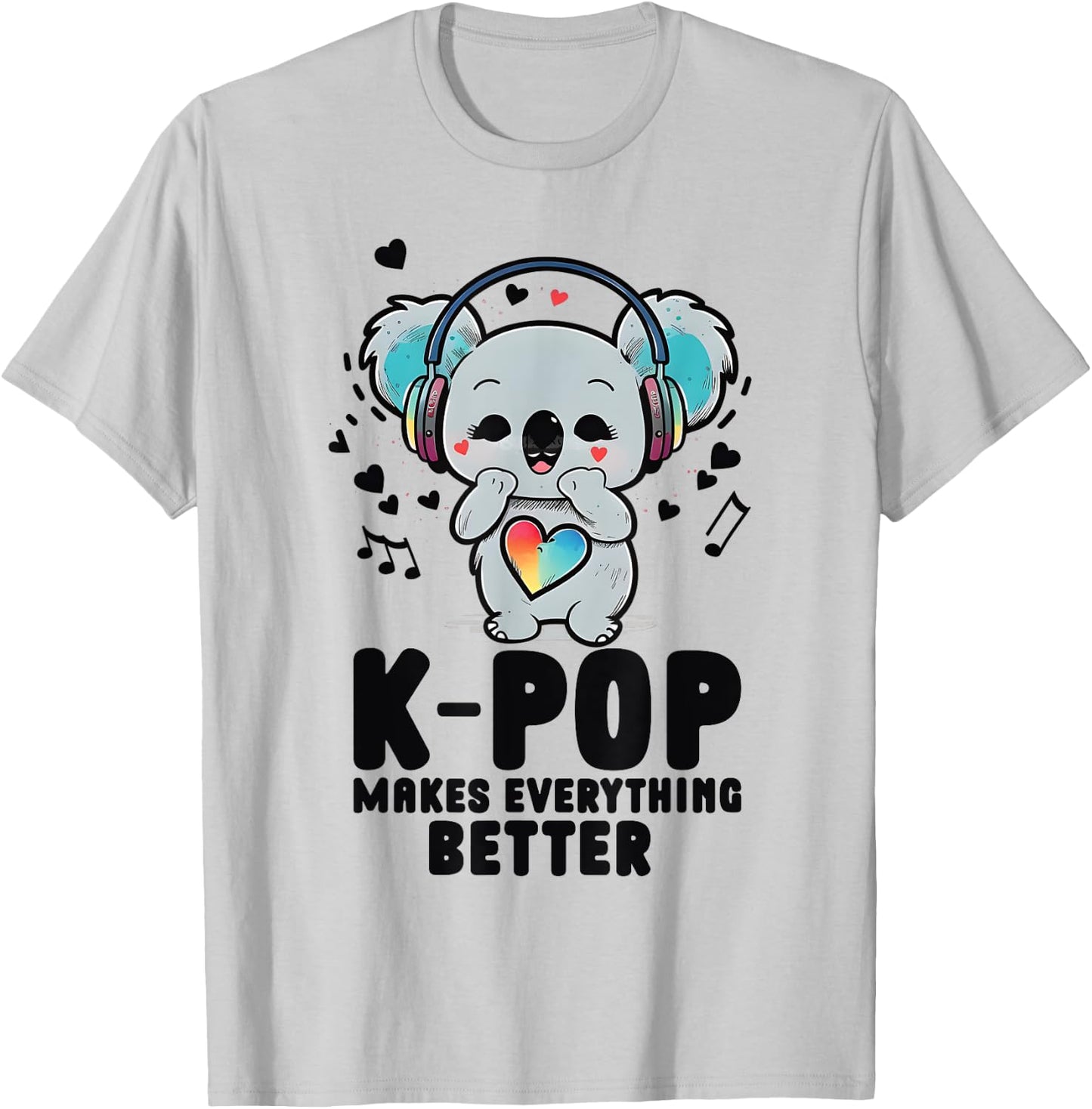 Kpop Bias Koala Pop Items Merch K-pop Merchandise T-Shirt - T-Shirt | Ash