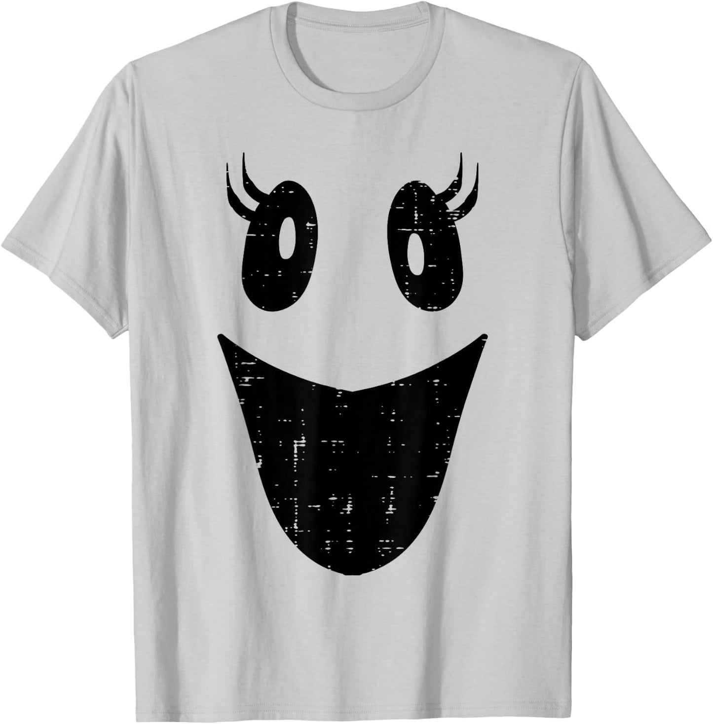 Ghost Cute DIY Halloween Costume Girls Women Kids Teens T-Shirt - T-Shirt | Ash