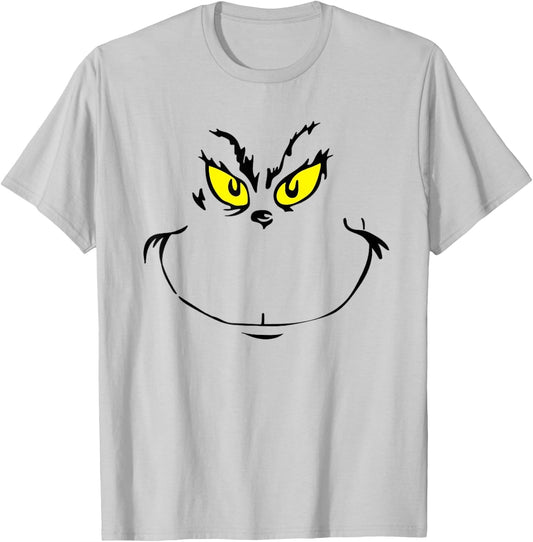 Funny Christmas Troll Face Holiday T-Shirt - T-Shirt | Ash