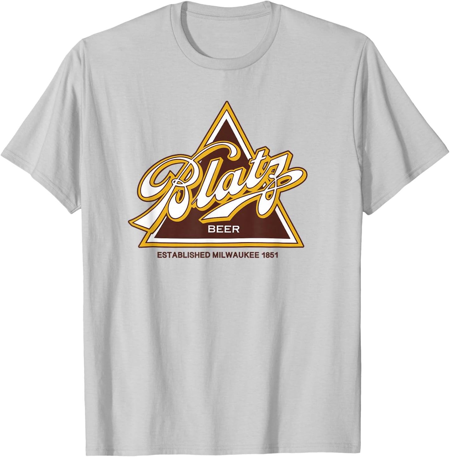 Blatz Beer Style - Logo T-Shirt - T-Shirt | Ash