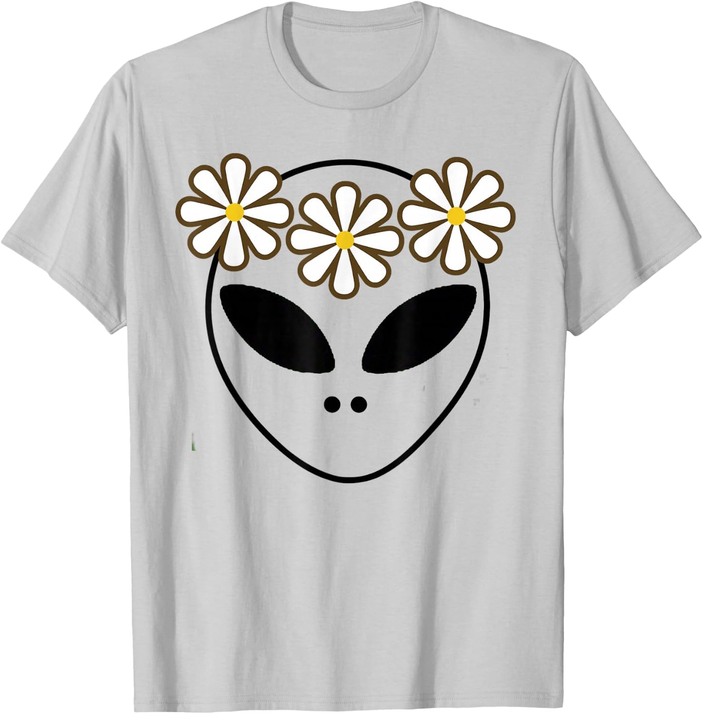 Alien Costume Halloween Cute Green Aliens Face Kawaii T-Shirt - T-Shirt | Ash