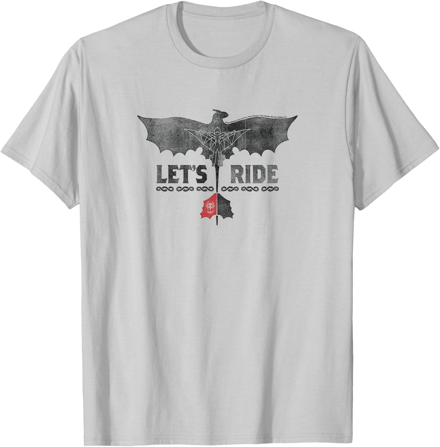 DreamWorks Dragons Let's Ride T-Shirt - T-Shirt | Ash