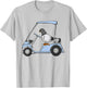 Golf Cart Shirt Cute Golf Cart with Bird for Kids T-Shirt - T-Shirt | Ash