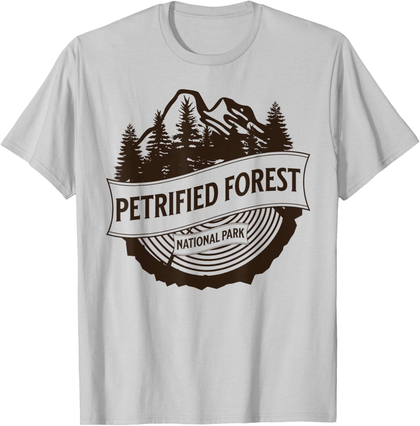 Petrified Forest National Park T-Shirt - T-Shirt | Ash