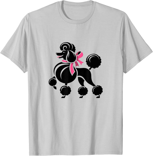 Sock Hop Cutie 50's Costume Big Poodle 1950's Party Cute T-Shirt - T-Shirt | Ash